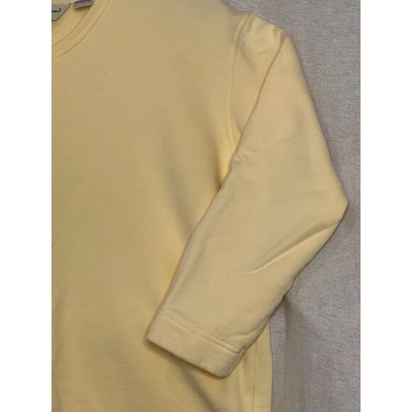 Eddie Bauer Womens V-Neck Pullover Sweater Bundle Medium Pink Yellow Cotton flaw - Picture 6 of 16